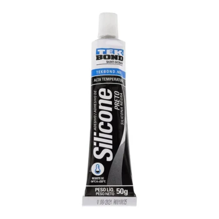 Silicone Acético Preto 50g Tekbond