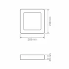 Smart Painel LED Wi-fi 18W Quadrado Sobrepot CCT Smart Painel LED Wi-fi 18W Quadrado Sobrepot CCT