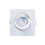 Spot De Embutir Quadrado Branco AllTop Par20 7W 3000K Novo Spot De Embutir Quadrado Branco AllTop Par20 7W 3000K Novo