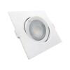 Spot De Embutir Quadrado Branco AllTop Par20 7W 3000K Novo