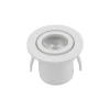 Spot De Led Cabinet Nano Redondo 1W 6500K Branco Embutir