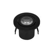 Spot De Cabinet Nano Redondo 1W 6500K Cor Preto Embutir