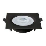Spot Embutir Blumenau Bivolt 6W Bivolt Led 6.500K Preto Spot Embutir Blumenau Bivolt 6W Bivolt Led 6.500K Preto