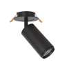 Spot Embutir Giordano 1x GU10 MR16 Bivolt Preto Astraled