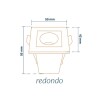 Spot Led 2W 2K/6K Dots Embutir Redondo Deluxe by Avant