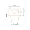 Spot Led 2W 2K/6K Dots Embutir Redondo Deluxe by Avant