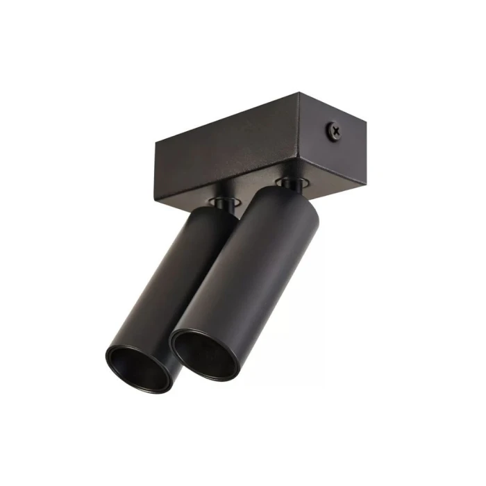 Spot Led 6w 2700k Sobrepor Kona Preto 6586 Bivolt 480 Lumens