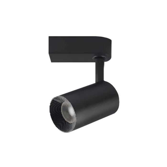 Spot Moderno Track Light Led Redondo 7W 6500K Preto G-Light