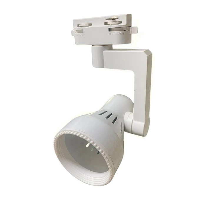 Spot Para Trilho Aruna E27 1Par20 Branco St-7728 Astraled