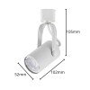 Spot Para Trilho Columba Gu10 Mr16 Branco St-7738 Astraled