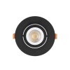 Spot Plano De Embutir Redondo 1x Par20 Preto 6281 MbLed