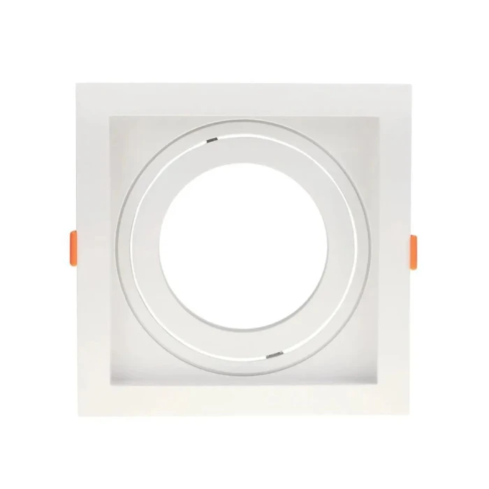 Spot Quadrado Direcionável Branco PAR30 Roco Recuado