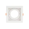 Spot Quadrado Embutir Recuado 1x E27 Par20 Branco G-light