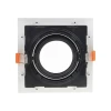 Spot Quadrado Par20 Recuado E27 Branco E Preto G-Light