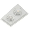 Spot Recuado Berenices Astraled 2XGU10 MR16 Branco Embutir Spot Recuado Berenices Astraled 2XGU10 MR16 Branco Embutir