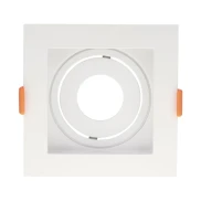 Spot Slim Branco Recuado 1 Lâmpada GU10 MR11 Branco Novo Spot Slim Branco Recuado 1 Lâmpada GU10 MR11 Branco Novo