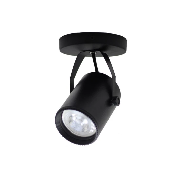 Spot Sobrepor Canopla E27 Par20 Preto Sky-120br