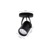 Spot Sobrepor Canopla Lampada E27 Par30 Branco Sky-130BR
