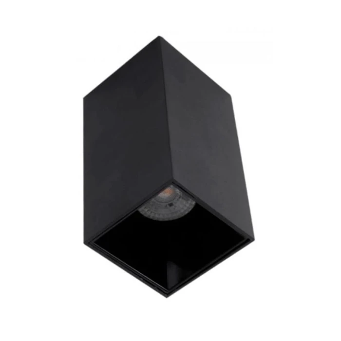 Spot Sobrepor Loch Quadrado Ar70 Preto Nordecor Novo