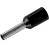 Terminal Pré-Isolado Tubular Simples 1.5mmx8mm Preto