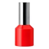 Terminal Pre-Isolado Tubular Simples 10mm X 12mm Vermelho