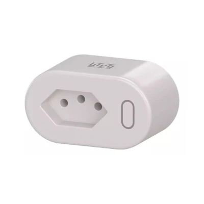 Tomada Inteligente Smart Plugue Wi-Fi 10A Branco Weg Home