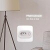 Tomada Inteligente Smart Plugue Wi-Fi 10A Branco Weg Home