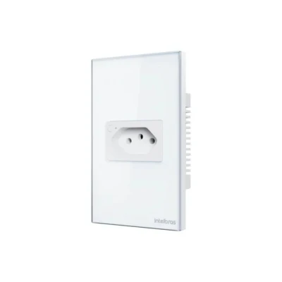 Tomada Inteligente Wi-fi Ets 1001 Na Cor Branco Intelbras