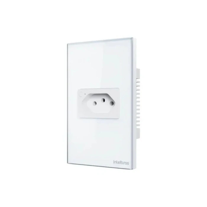 Tomada Inteligente Wi-fi Ets 1001 Na Cor Branco Intelbras
