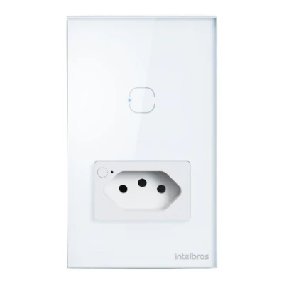 Tomada + Interruptor Inteligente Wi-Fi ETS 2001 Intelbras