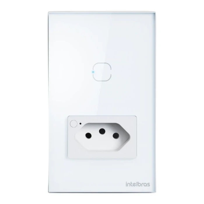 Tomada + Interruptor Inteligente Wi-Fi ETS 2001 Intelbras