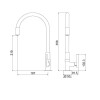Torneira Lorenzetti De Parede Para Cozinha Flex C27 Black