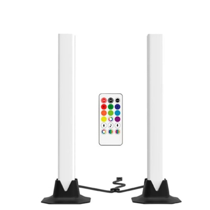 Torre Moderna Led Twin Color Control Rgb Taschibra