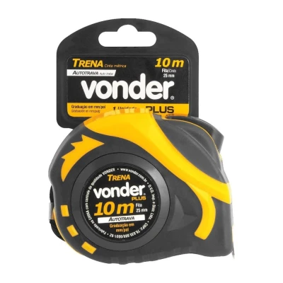 Trena de 10m trava automática emborrachada 25mm Vonder