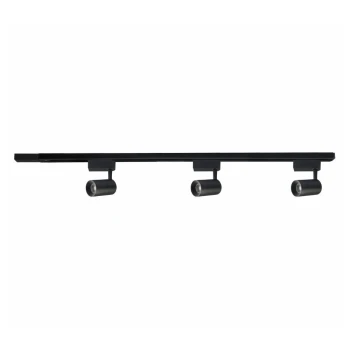 Trilho Elétrico + 3 Spots 7W 6500K 1 Metro Preto G-light