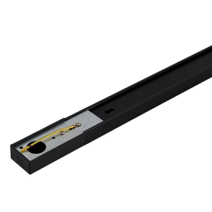 Trilho Eletrico C/ Canaleta 2 Metros Preto Ts-8915 Astraled