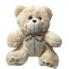 Urso De Pelúcia Com Lacinho Cor Cremê 30cm Mury Baby Urso De Pelúcia Com Lacinho Cor Cremê 30cm Mury Baby