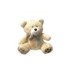 Urso De Pelúcia Com Laço Cor Creme 40cm Mury Baby Urso De Pelúcia Com Laço Cor Creme 40cm Mury Baby