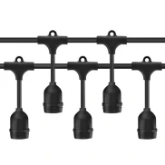 Varal De Luzes PP 40xe27 20 Metros 2x1.5mm Vlf2040 Lumanti Varal De Luzes PP 40xe27 20 Metros 2x1.5mm Vlf2040 Lumanti