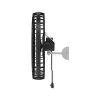 Ventilador De Parede 220V 1M Gp Vp1M2 3V Preto Novo Ventilador De Parede 220V 1M Gp Vp1M2 3V Preto Novo