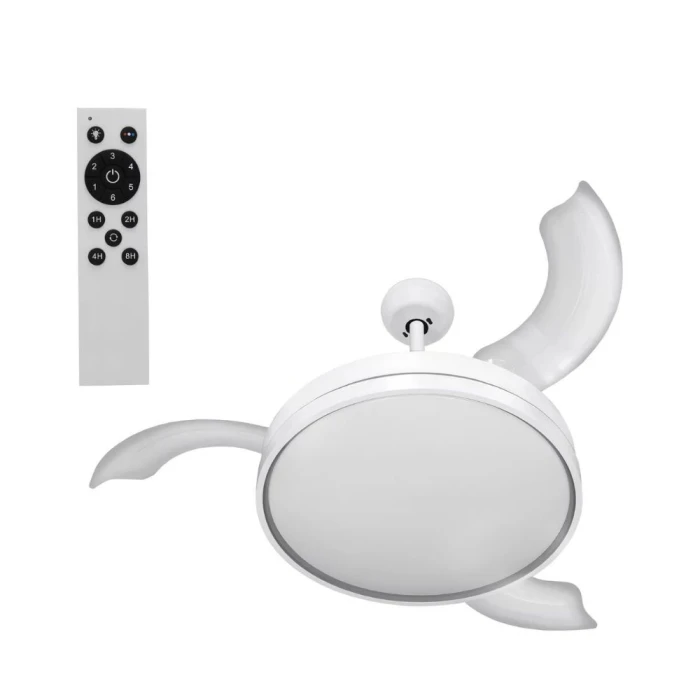 Ventilador De Teto Astro Retrátil 20W 3P Inverter Led Branco