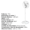 Ventilador Oscilante Coluna 60Cm Premium 200W Novo Ventilador Oscilante Coluna 60Cm Premium 200W Novo