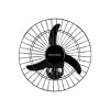 Ventilador Oscilante De Parede 50cm Preto Aço Ventisol