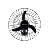 Ventilador Oscilante De Parede 50cm Preto Aço Ventisol
