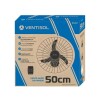 Ventilador Oscilante De Parede 50cm Preto Aço Ventisol