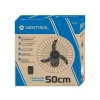 Ventilador Oscilante De Parede 50cm Preto Aço Ventisol