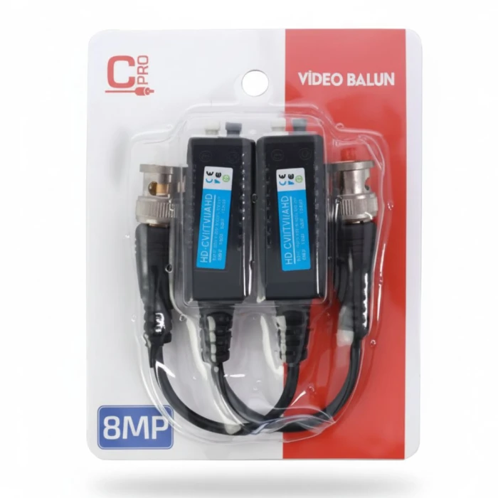 Video Balun Transmissor Passivo 8 Megas 2 Unidades