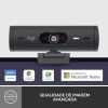 Webcam Logitech Brio 500 Cor Grafite 1080P30 4mp Hdr Webcam Logitech Brio 500 Cor Grafite 1080P30 4mp Hdr